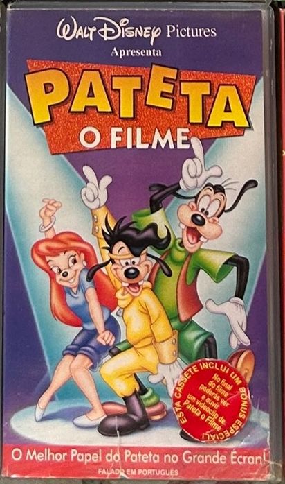 VHS Walt Disney - Pateta - O Filme (Português)