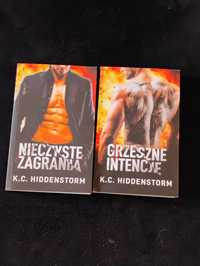 2 książki K.C Hiddenstorm