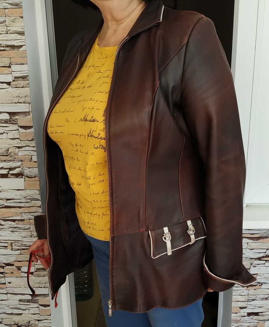 Куртка женская, натуральная кожа на  50 размер
