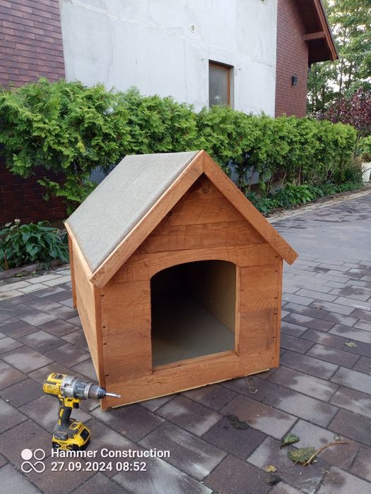 Buda dla psa ocieplana solidna zapraszam