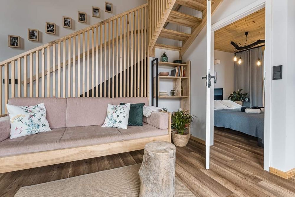 Domek w górach z balią i kominkiem – Ponad Mgłami, Laskowa