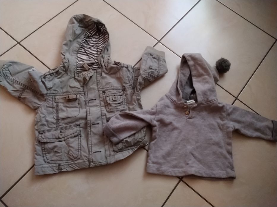 Paka ciuszków chłopięcych do 74 cm w kolorach brązu