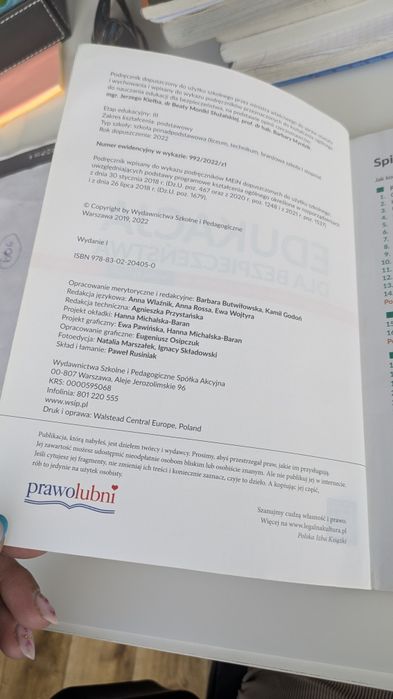 Edukacja dla bezpieczeństwa 1 poziom podstawowy