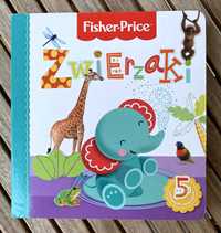 książeczka Fisher Price "Zwierzaki" z puzzlami