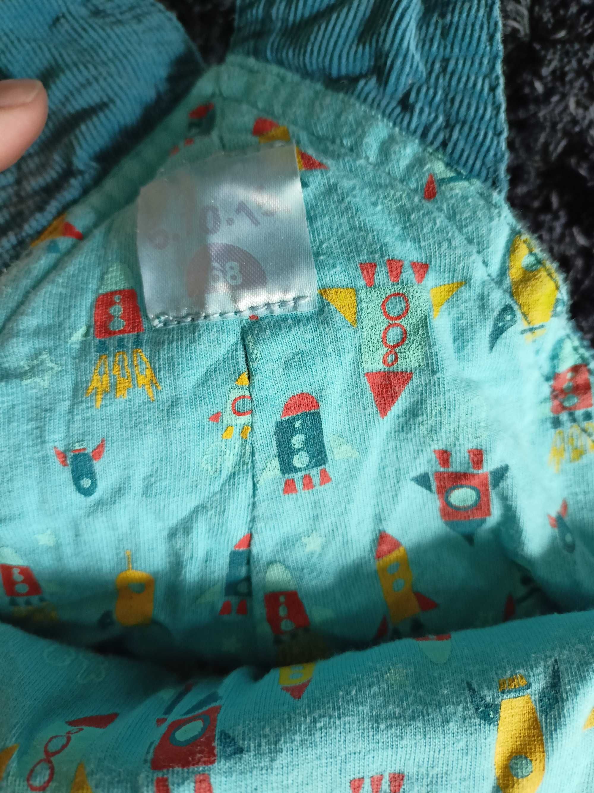 Ogrodniczki 68 spodnie z szelkami kombinezon niemowlęcy