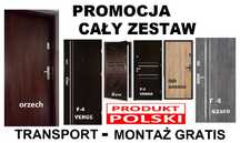 Drzwi WEJŚCIOWE, zewnętrzne z montażem do mieszkania w bloku .