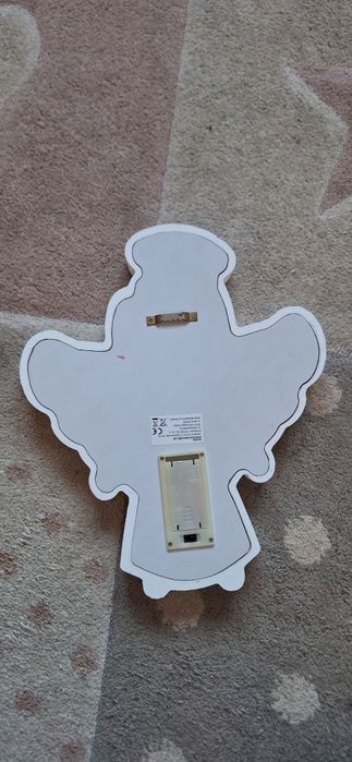 Lampka dekoracja drewniana LED Aniołek