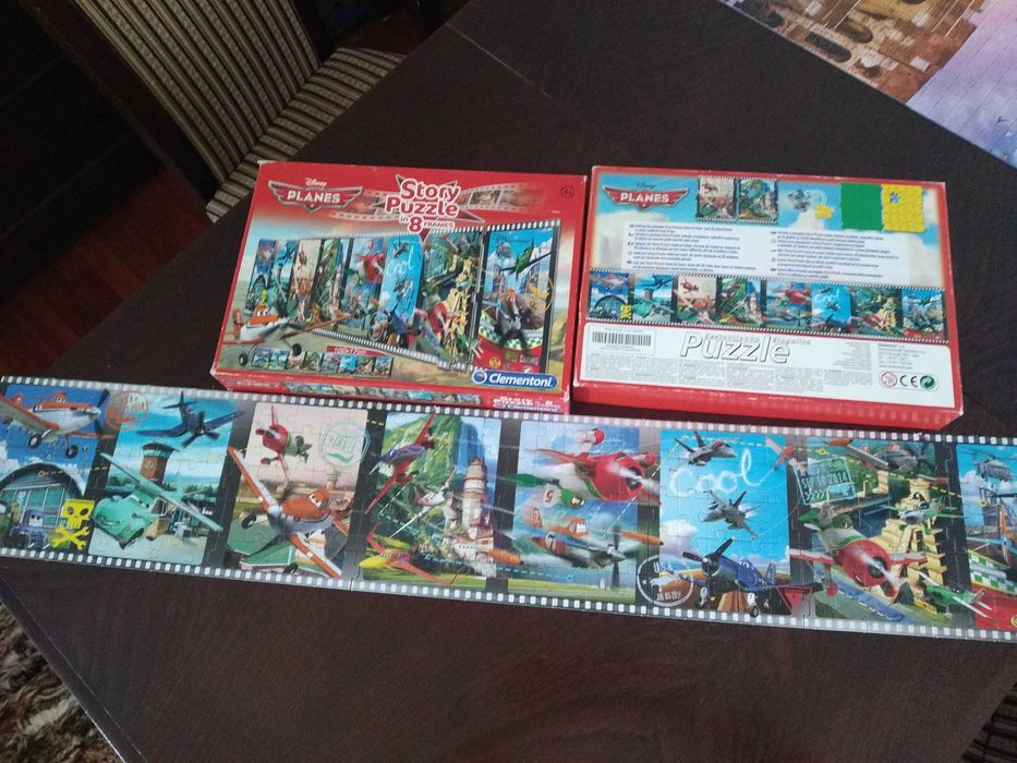 Clementoni puzle disney planes 8 obrazkow x 25 elementow story puzzle