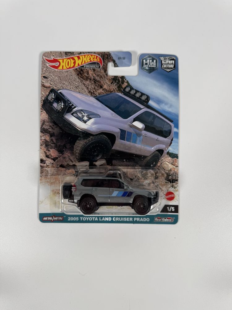 Hot Wheels Off Road zestaw 5 aut Premium, Toyota, Range Rover Mercedes