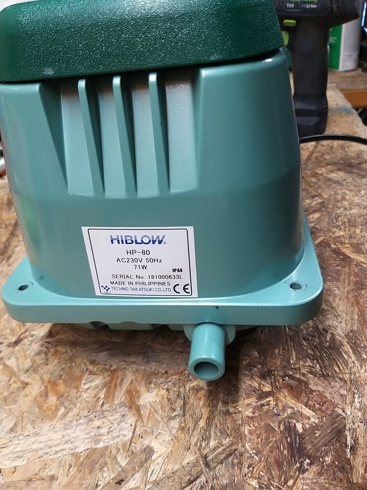 hiblow hp 80 secoh hailea dmuchawa napowietrzacz do szamba oczka