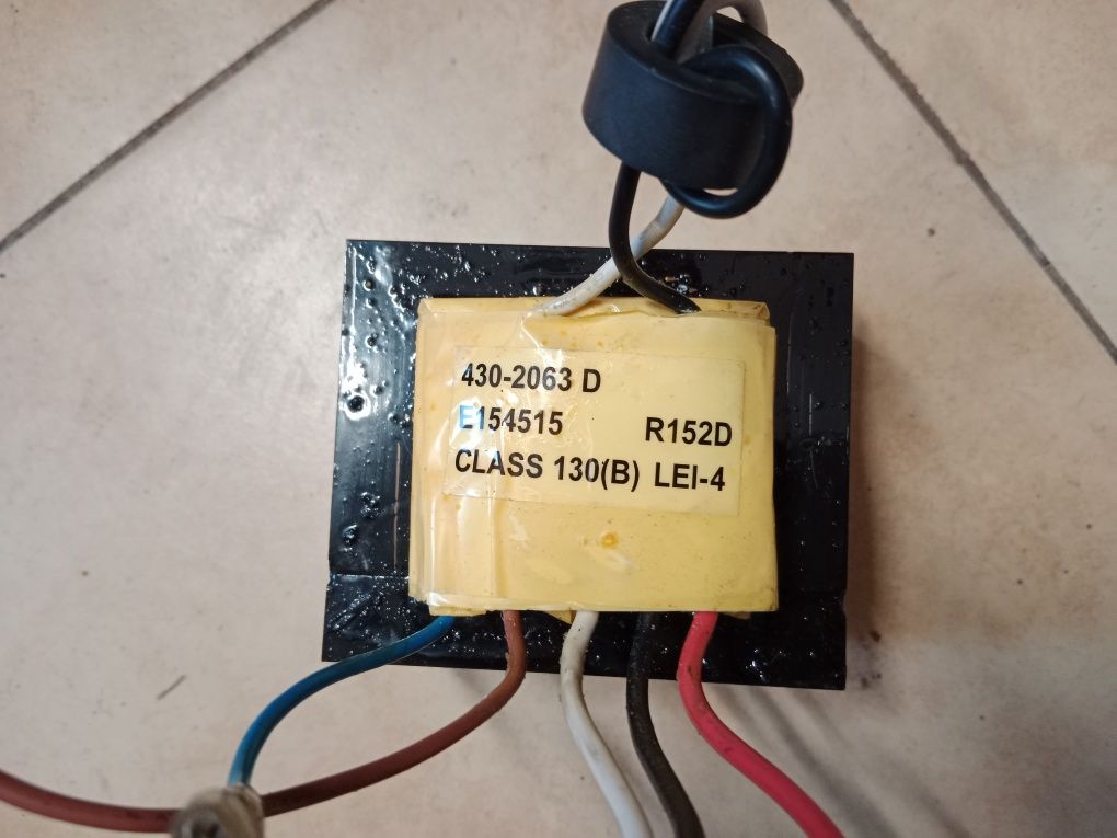 Transformator sieciowy 17,3V 7,1V 14,3V LEI-4 E154515
