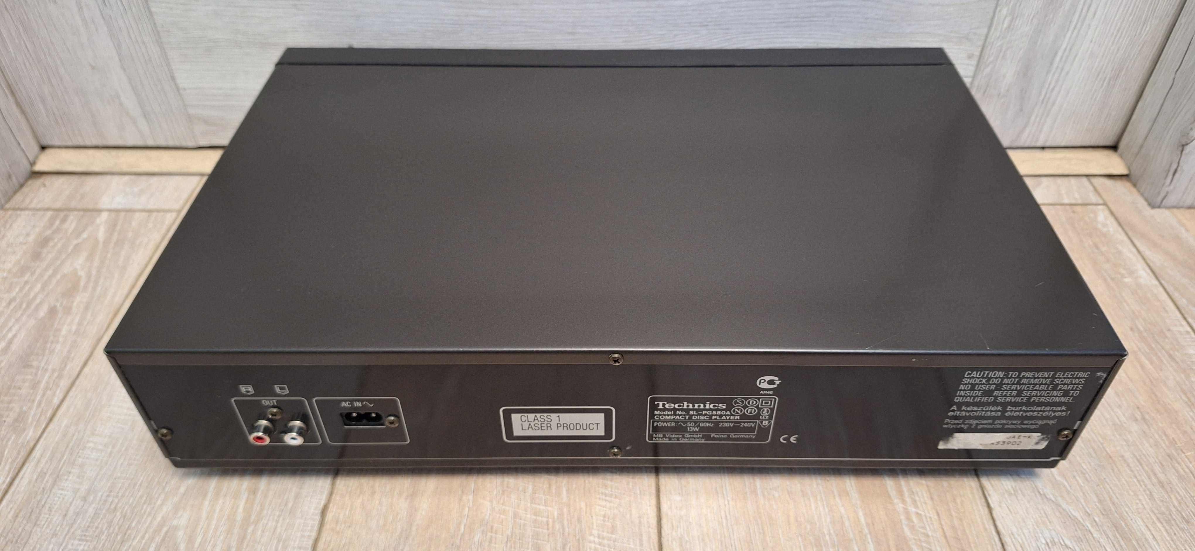 Technics Odtwarzacz CD SL-PG 580A + Przewody I PILOT !! 100 % Sprawny!