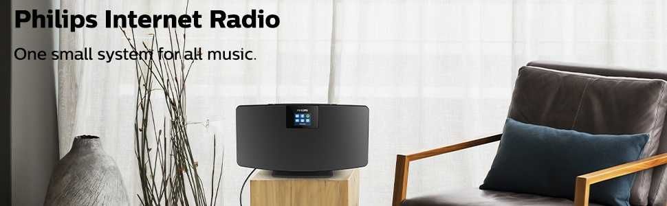 PHILIPS TAM2805 Radio Internetowe 20xDAB+ Spotify BlueTooth 20xFM 10W