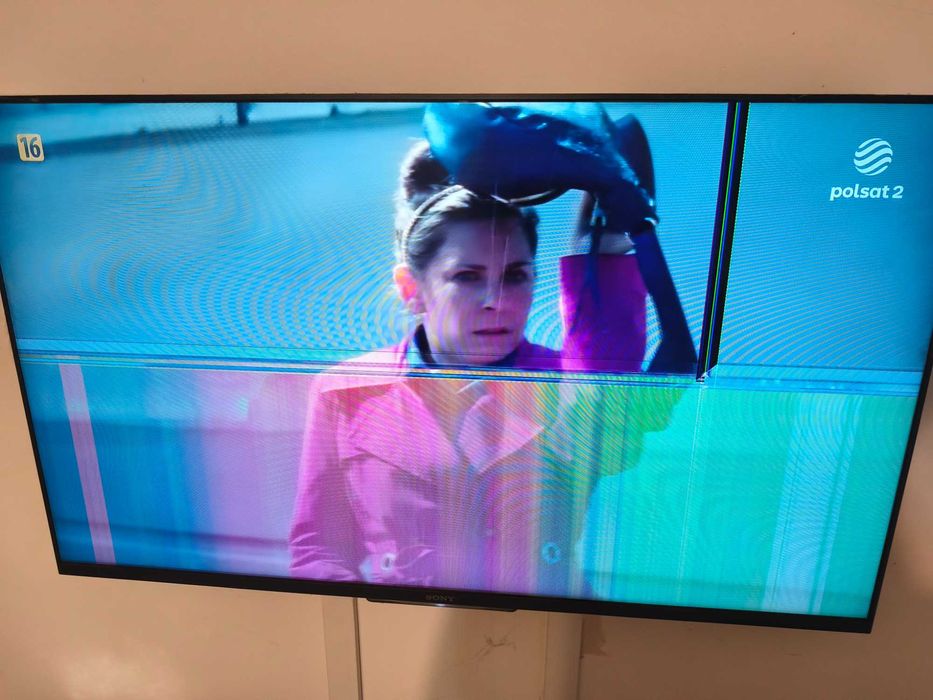 Sony Bravia 50 cali, uszkodzona matryca