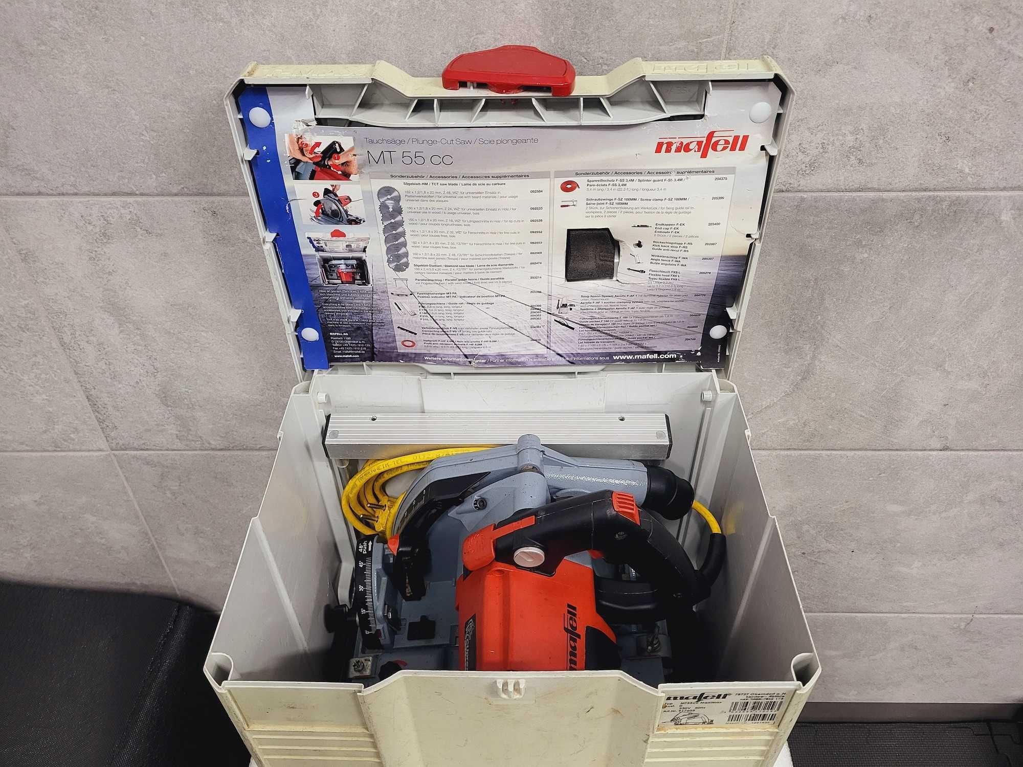 Mafell MT 55 cc MaxiMAX Piła Pilarka Pilarko zagłębiarka