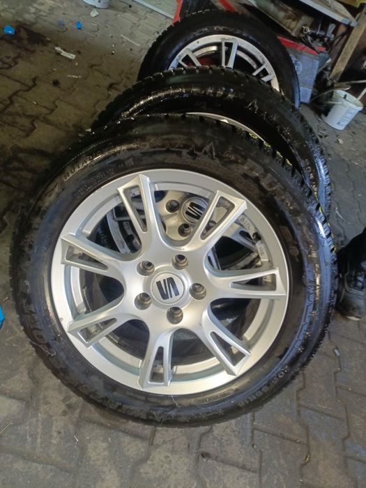 Koła aluminiowe zimowe seat skoda audi VW 205/55/16 Dunlop 5x112