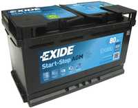 Bateria Exide EK800 AGM 80ah 800A (Start/Stop)