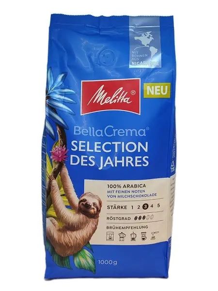 Кофе в зернах Melitta Bella Crema Selection des Jahres 1кг