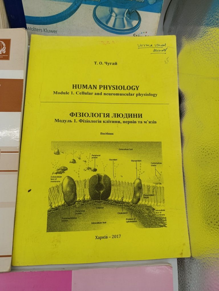 Книга книжка по медицині фізіологія підпучник