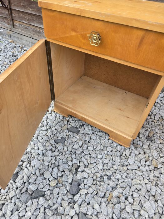 Szafki nocne nakastlik lata 50 60 PRL vintage retro zestaw