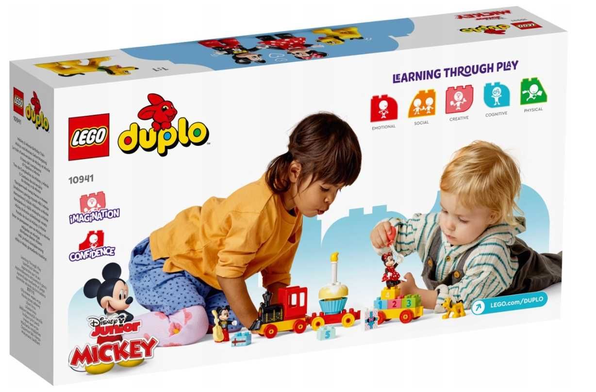 LEGO Duplo 10941 urodzinowy POCIĄG MICKEY i MINNIE klocki