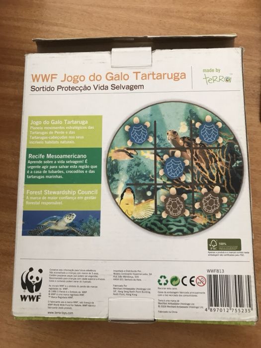 Jogo do galo Tartaruga da WWF