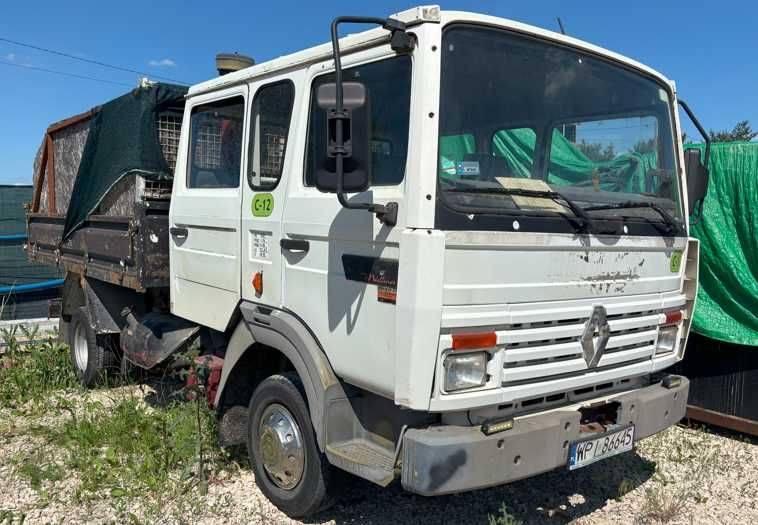 Renault Midliner 1995 Wywrotka pod rębak 7 osobowy