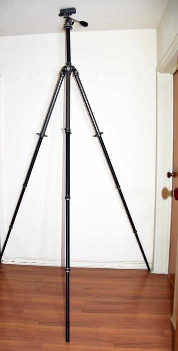 Tripé Profissional Gitzo R3+ Foto Cinema Astronomia sobe 3 metros