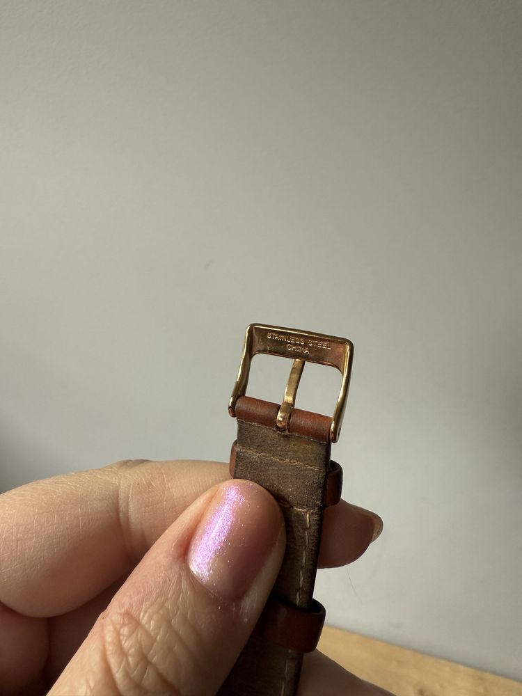 zegarek damski Nixon Kensington Leather rose gold