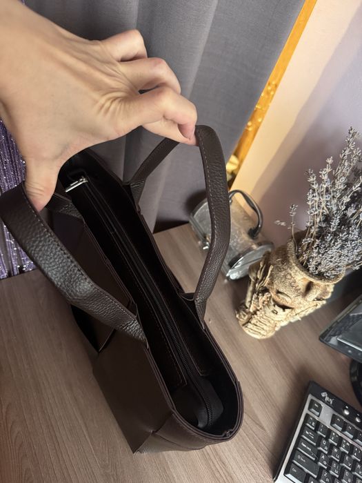 Сумка шоколадного кольору