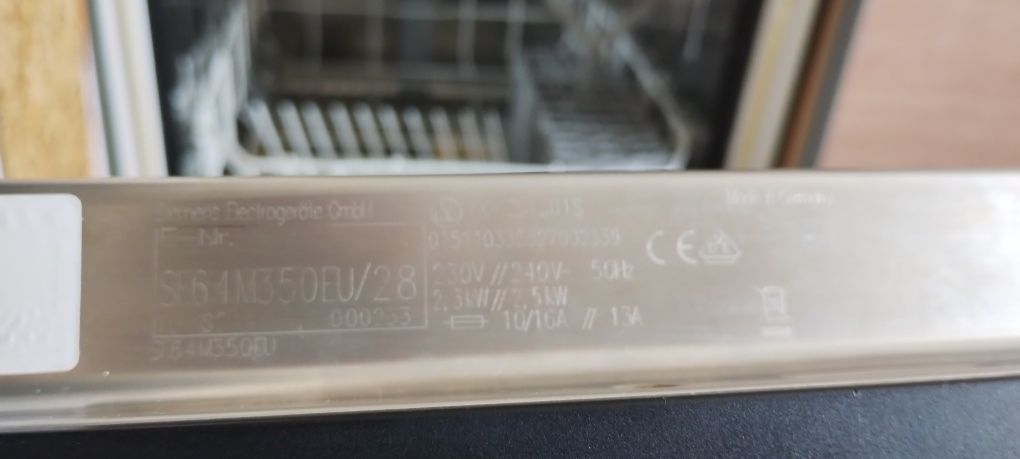 Zmywarka Siemens SF64M350EU/28 uszkodzona