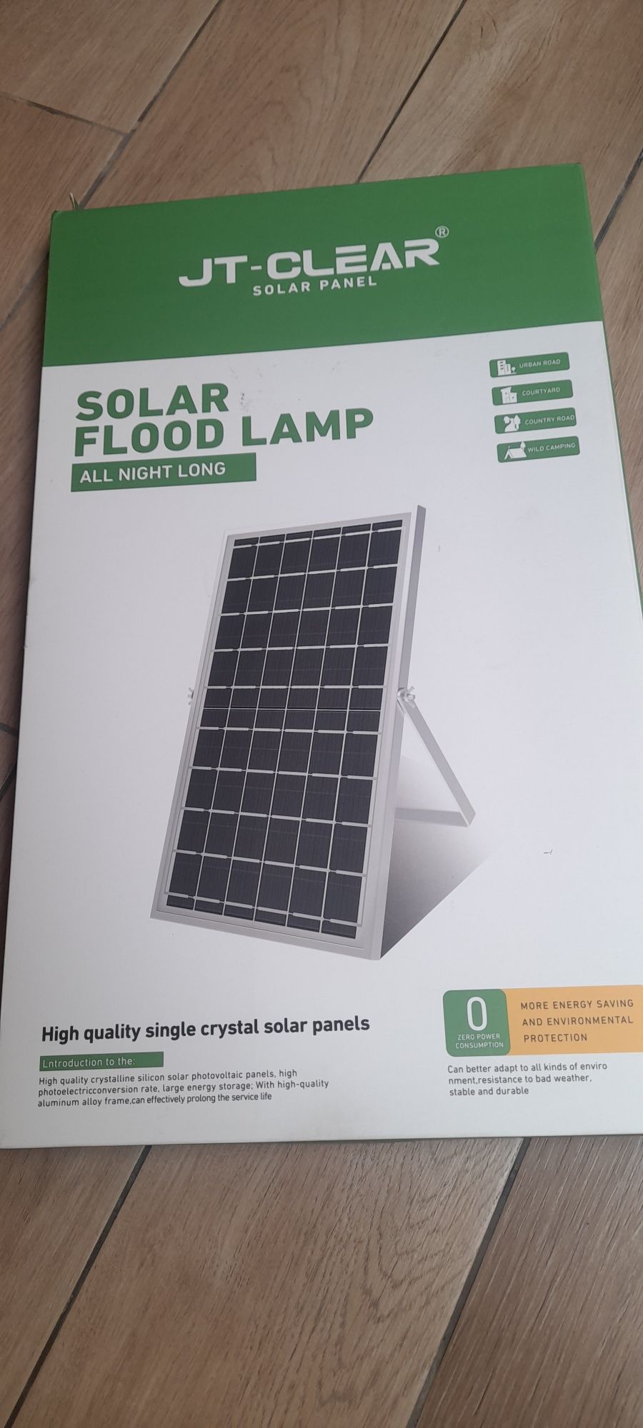 Holofote com painel solar a parte 600w com comando