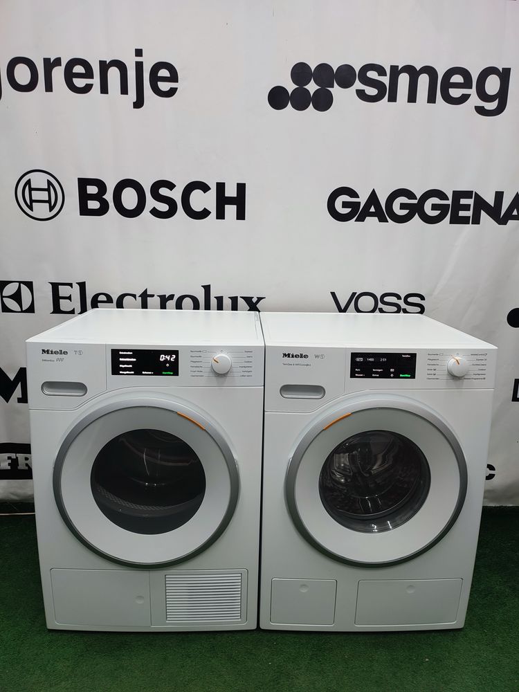 Комплект пральна і сушильна машина Miele W1/T1 TwinDos WiFi 9kg A+++