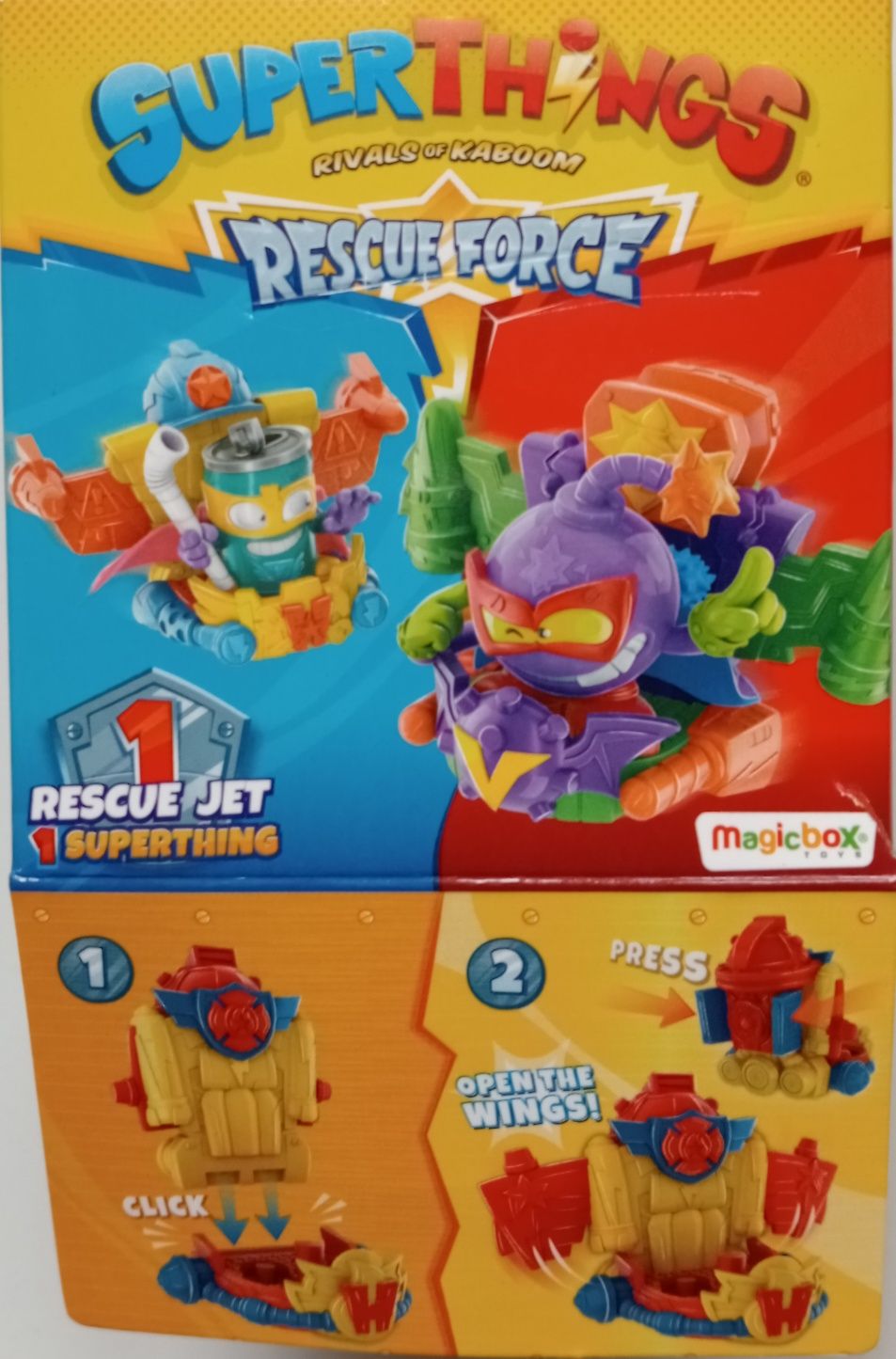 Zestaw Super Things,neon power i Rescue Force