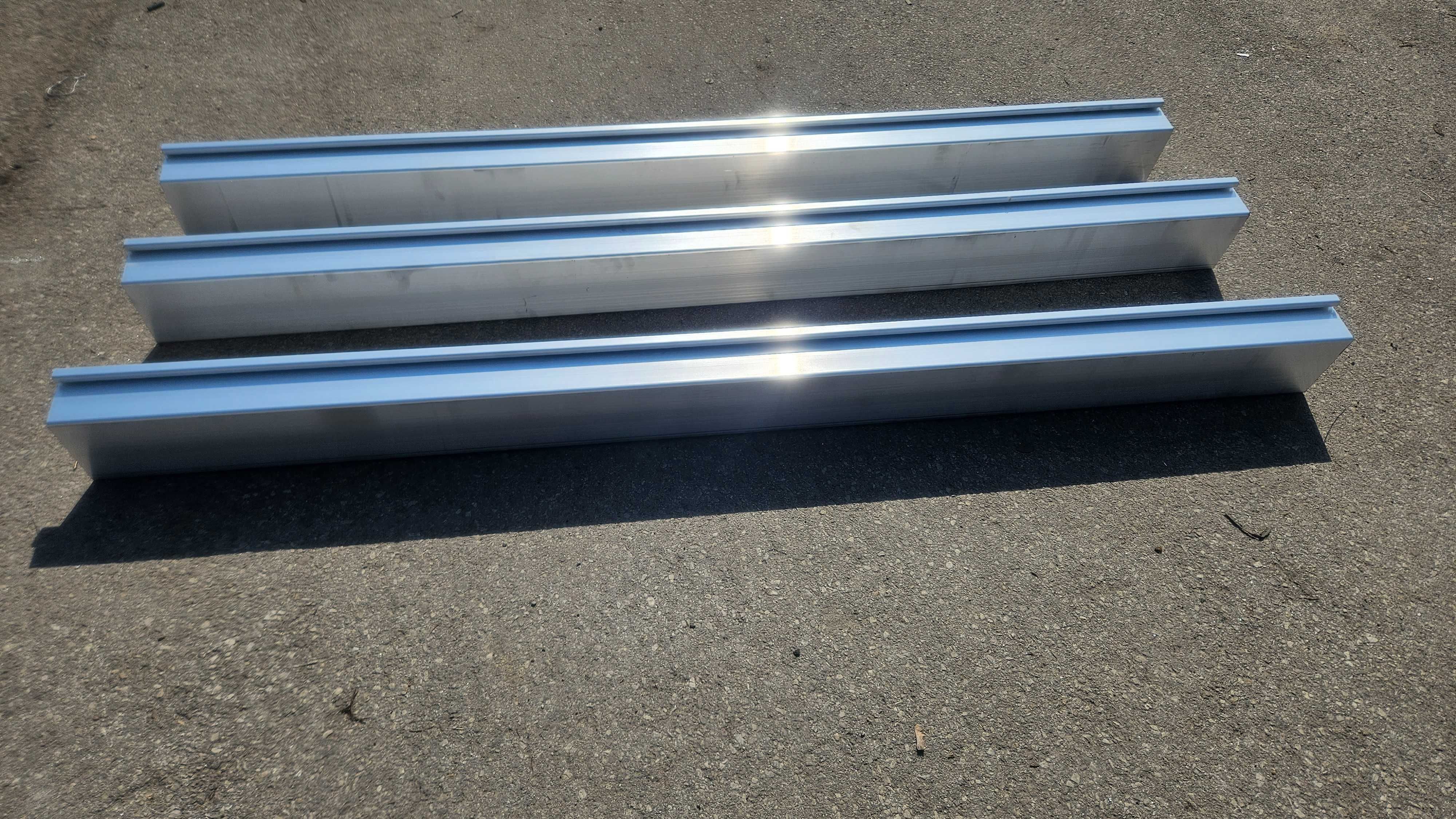 Zderzak tylny aluminiowy Autolaweta Laweta Zabudowa Najazd Przyczepa