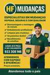HF Mudanças – Rápidas, Seguras e com Qualidade! Orçamento Grátis