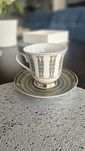 Dwie filiżanki ćmielowska porcelana Astra India