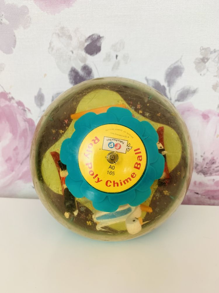 Fisher Price Roly Poly Chime Ball vintage wańka wstańka