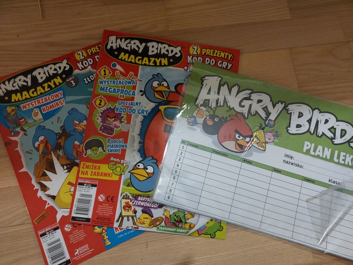 Angry Birds cała kolekcja piórnik długopis gadgety gadżety figurki kar