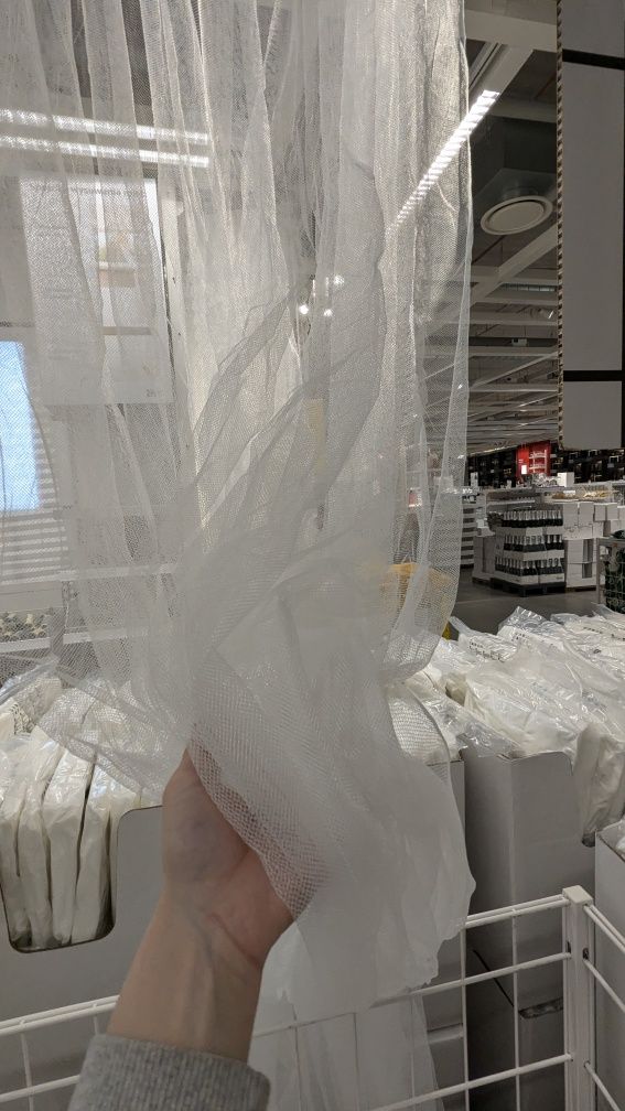 300грн Тюль-сіточка Ліль 280x300см ікеа ikea гардини