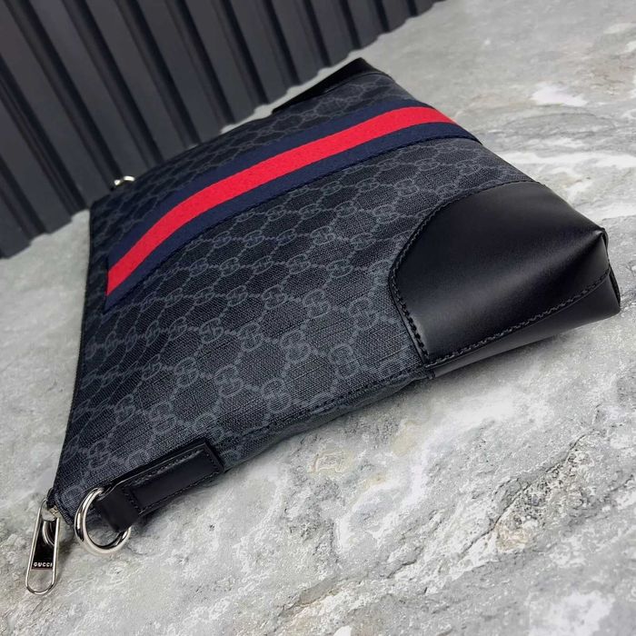Gucci gg supreme crossboddy messenger bag оригінальна сумка кросбоді