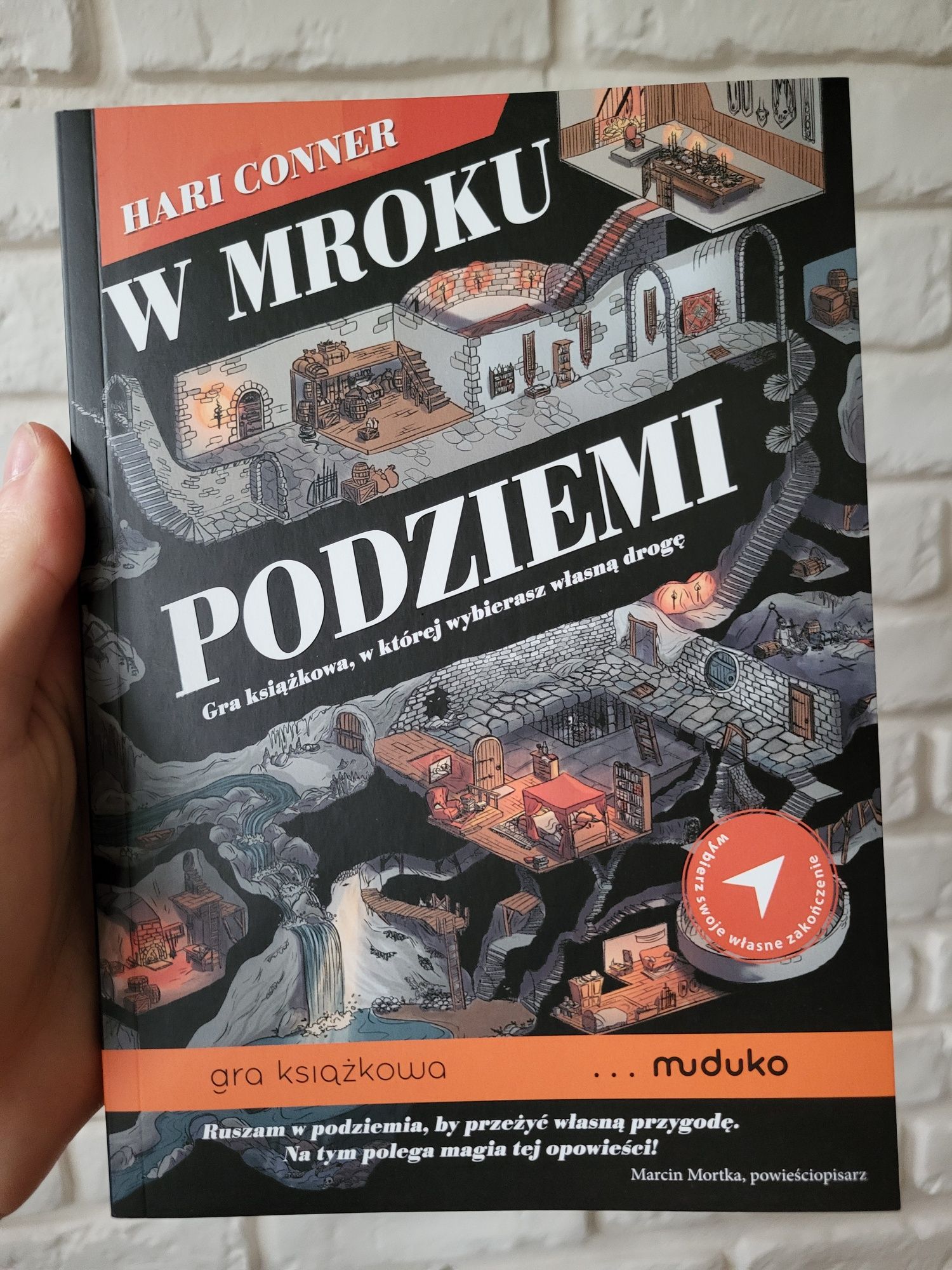 W mroku podziemi - gra książkowa, paragrafowa