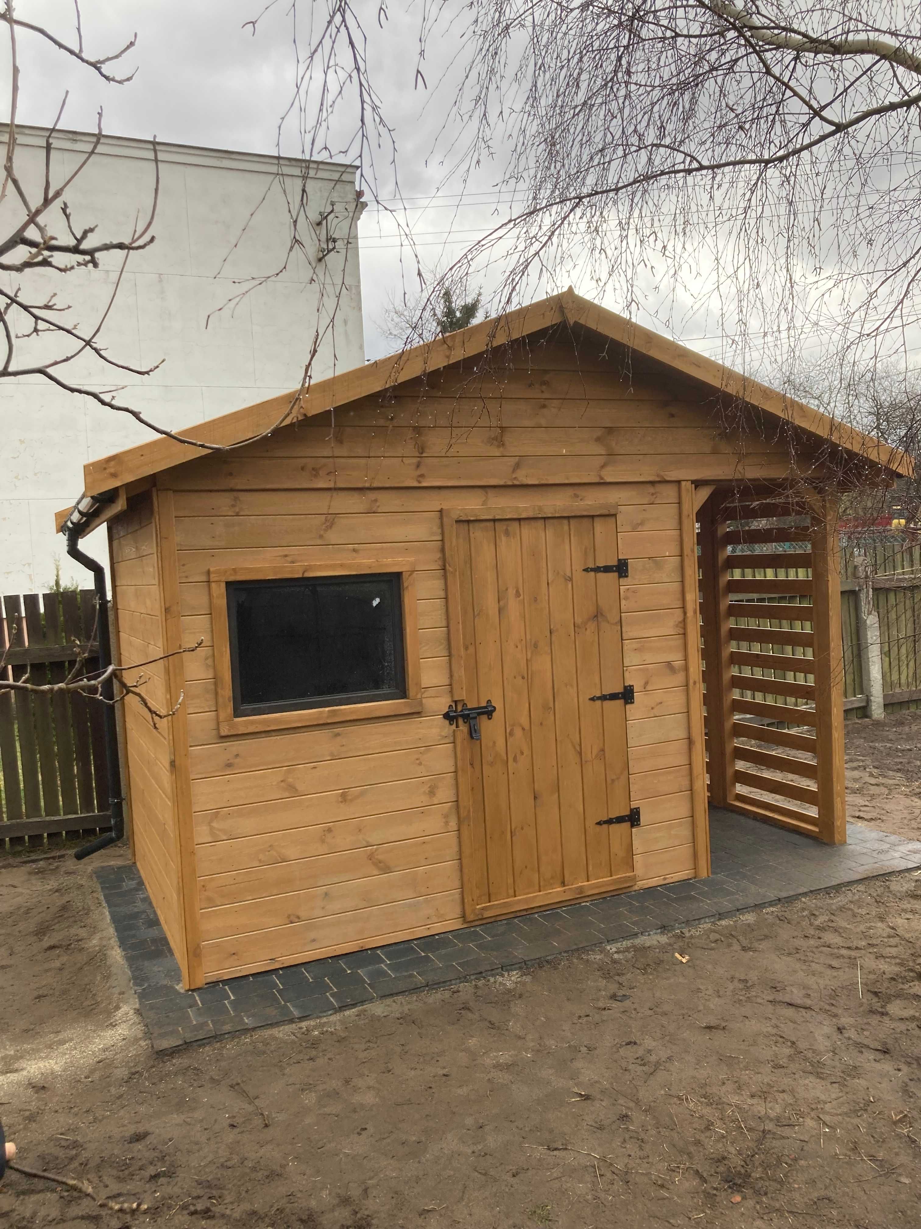 Domek narzędziowy Domek drewniany Drewutnia