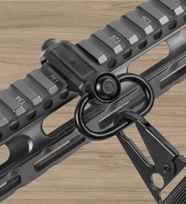 Антабка QD швидкознімна углова на планку пікатіні