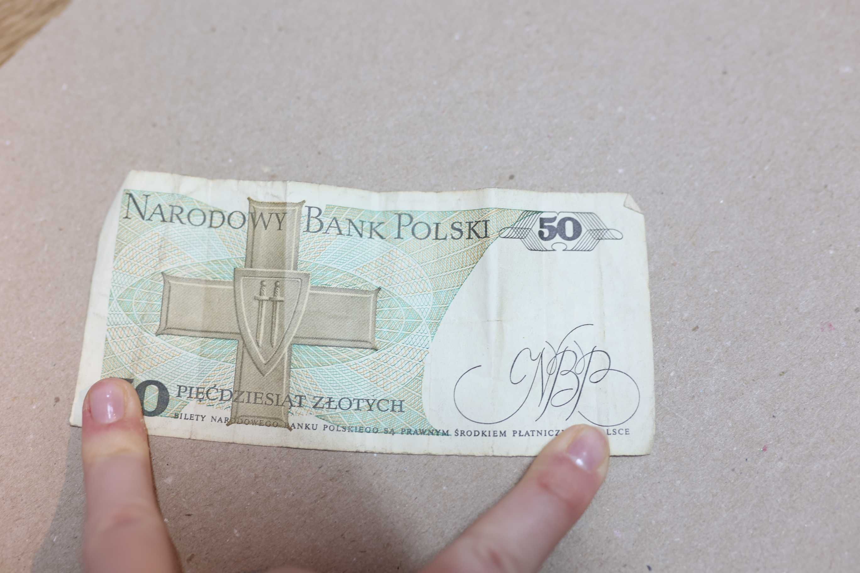 Banknot 50 zł PRL 1988 Karol Świerczewski