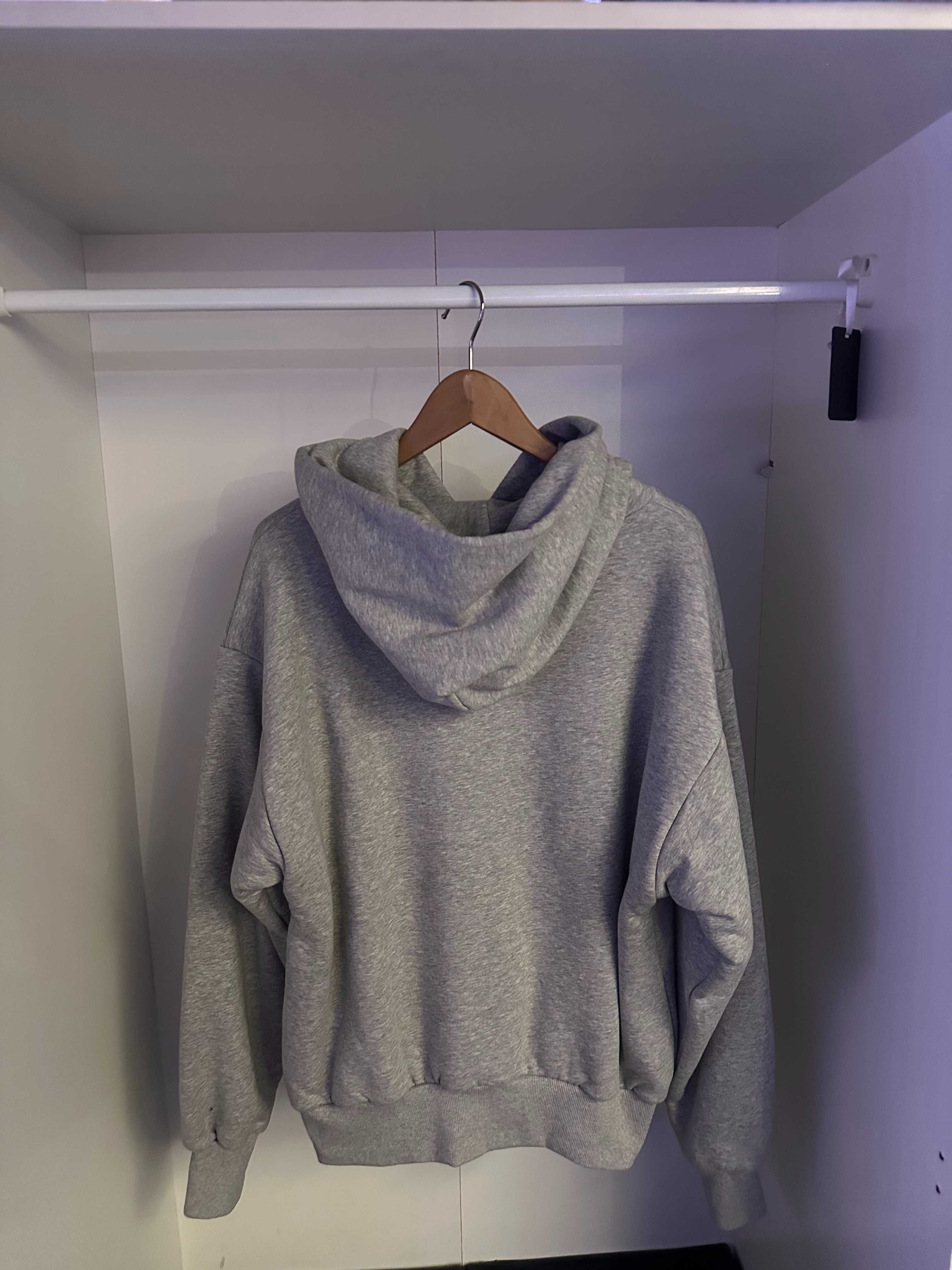 Bluza Szara Heavyweight Basic Double Jak Yzy Gap Boxy