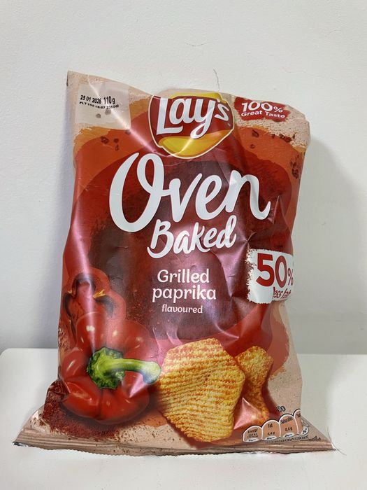 Zestaw 30 paczek Lays 110 g paprykowe