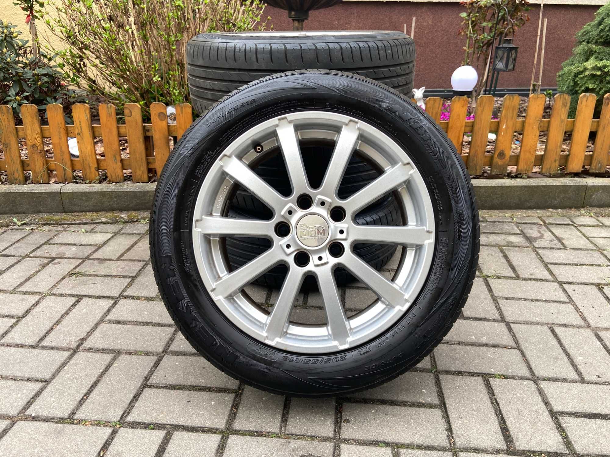 Alufelgi MAM Koła 16 lato 5x112 Golf Passat Touran Caddy E-klasa A3 A4