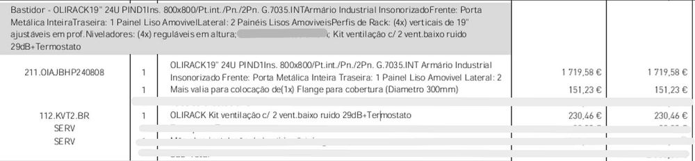 Bastidor OLIRACK19 – Armário Industrial Insonorizado