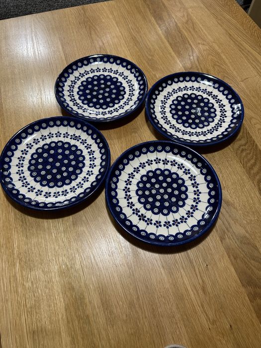 Bolesławiec 166A / Talerz deserowy 19,5 cm - GU-814 zestaw talerzy